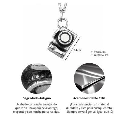 Collar Cámara - Acero Inox.