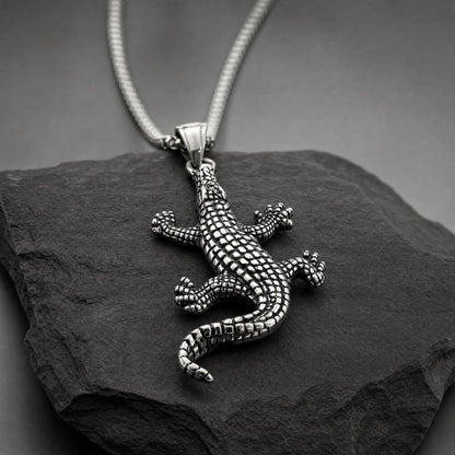 Collar Cocodrilo - Acero Inox.
