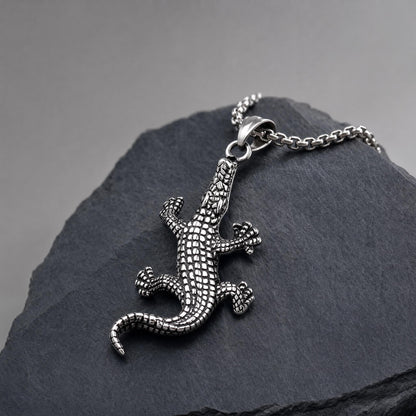 Collar Cocodrilo - Acero Inox.