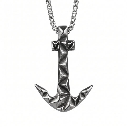 Collar Ancla Prisma - Acero Inox.