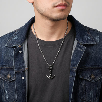 Collar Ancla Prisma - Acero Inox.