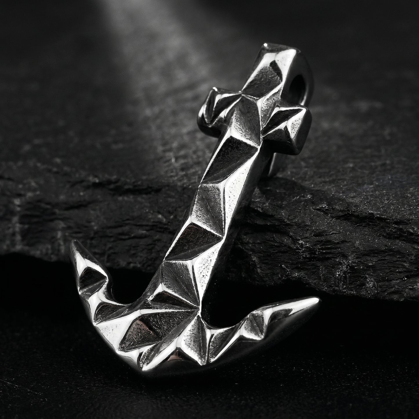 Collar Ancla Prisma - Acero Inox.
