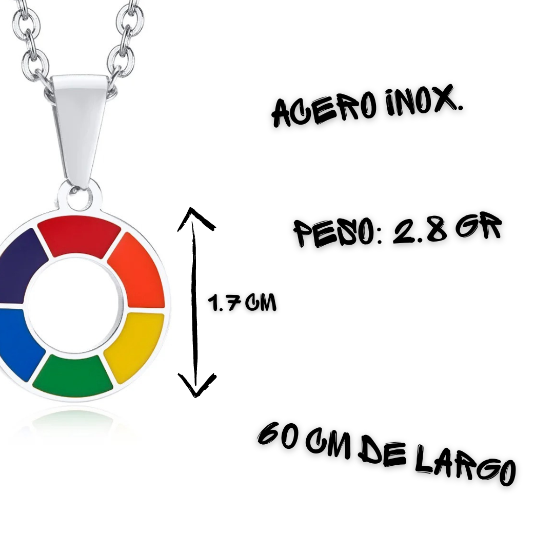 Collar Orgullo Circle - Acero Inox.