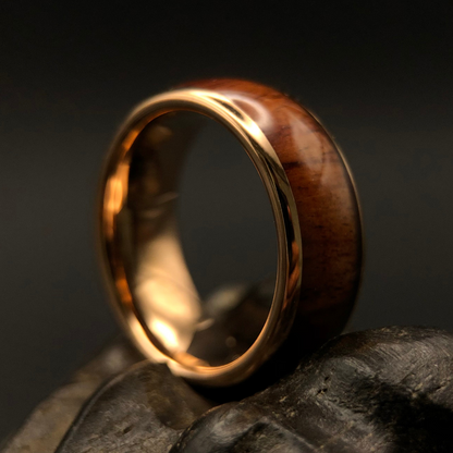 Anillo Madera - Tungsteno