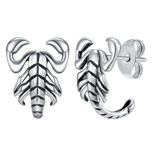 Aretes Escorpio - Acero Inox.