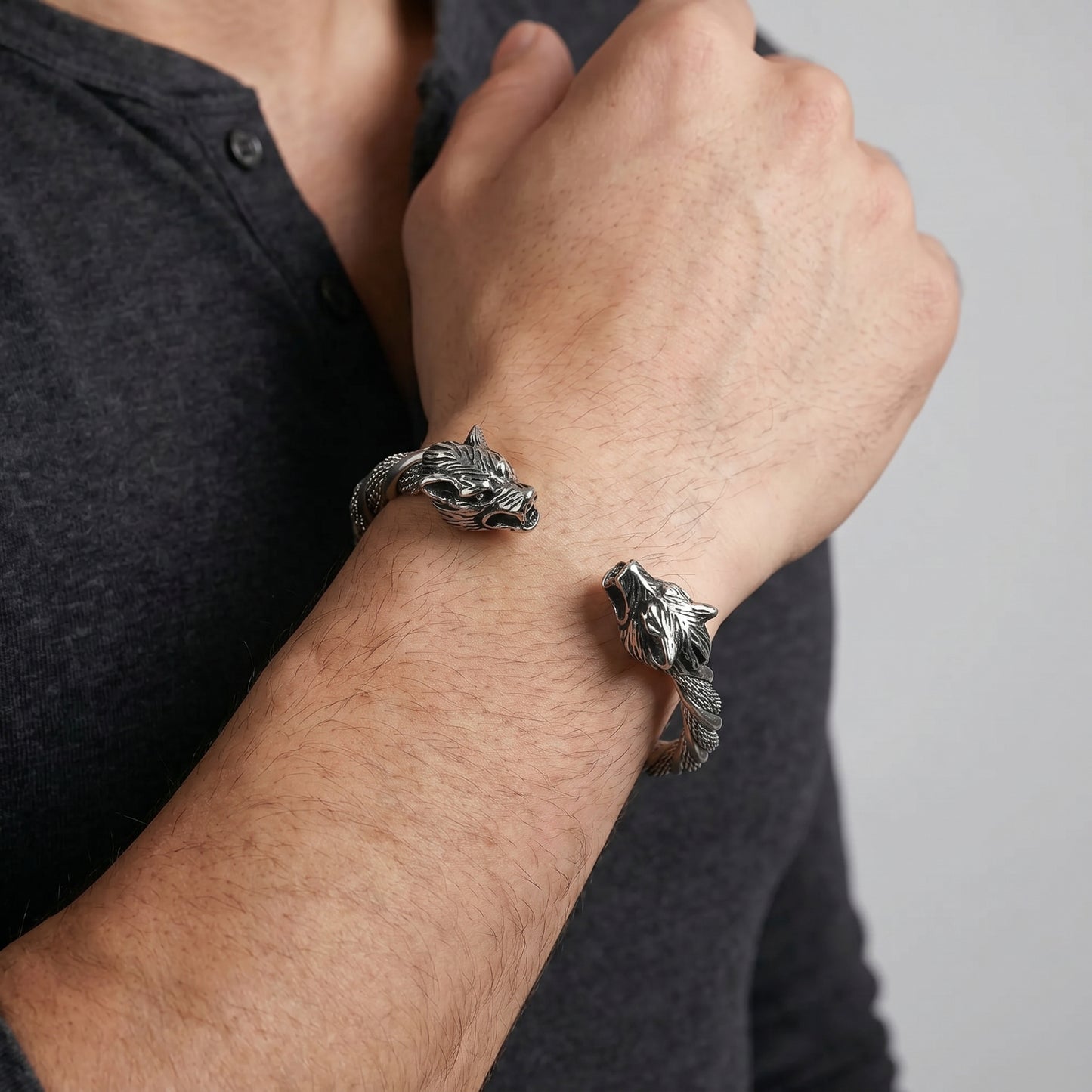 Pulsera Wolfie - Acero Inox.