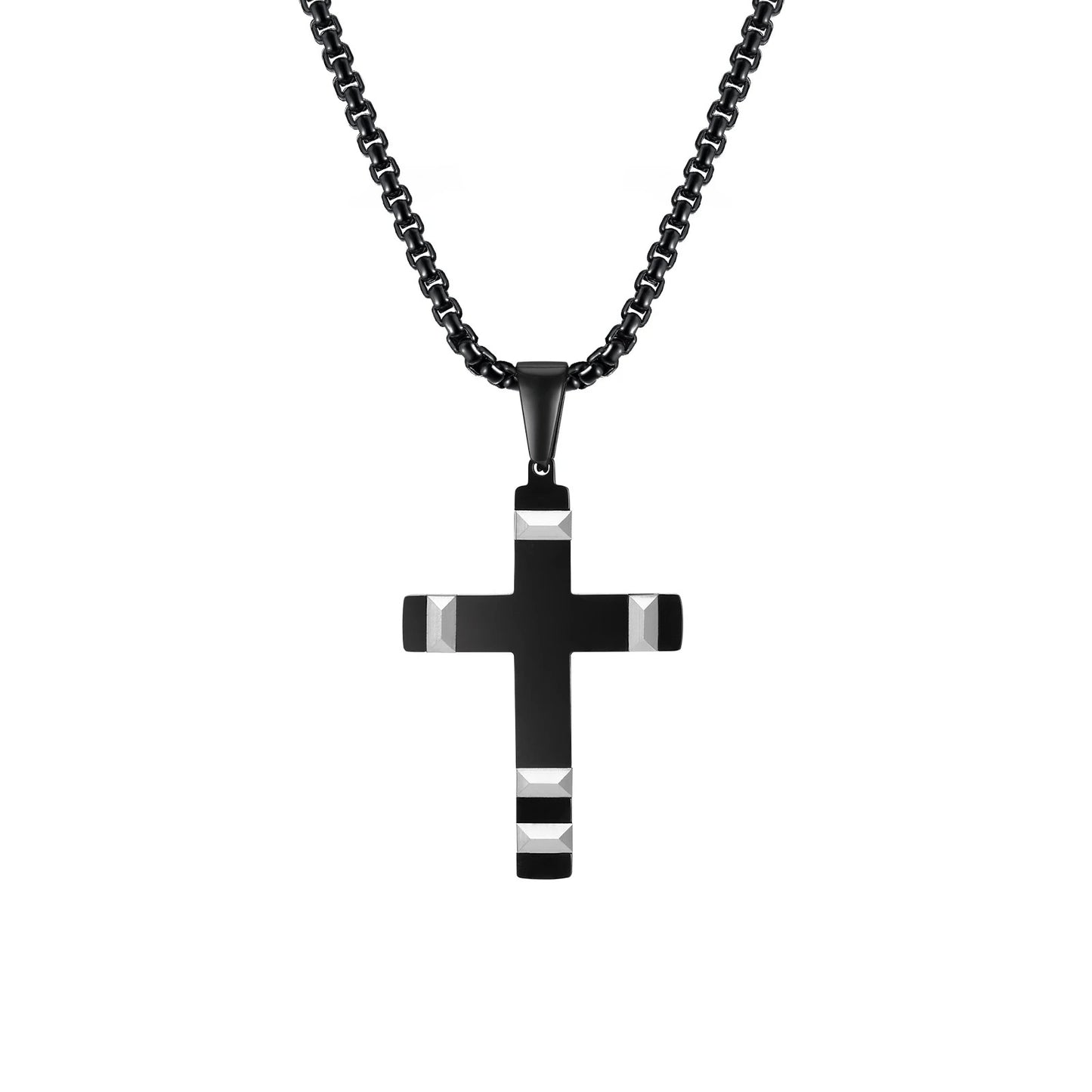 Collar Cruz de la Fortaleza - Acero Inox.