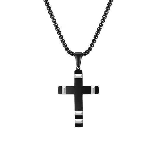Collar Cruz de la Fortaleza - Acero Inox.