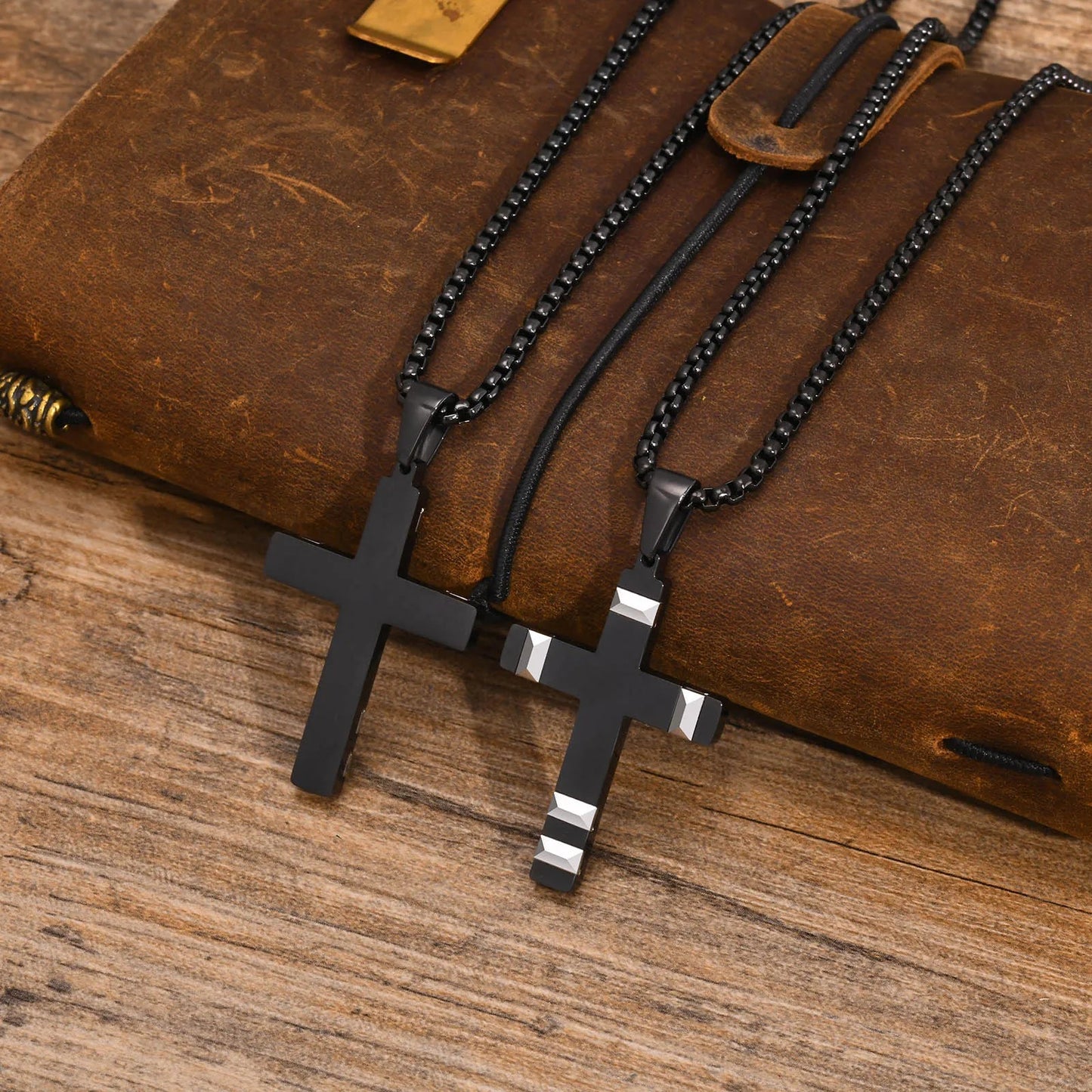 Collar Cruz de la Fortaleza - Acero Inox.