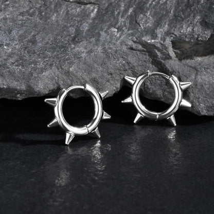 Aretes Púas - Acero Inox