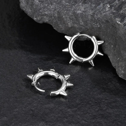 Aretes Púas - Acero Inox