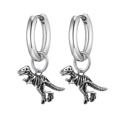 Aretes Dinosaurio - Acero Inox