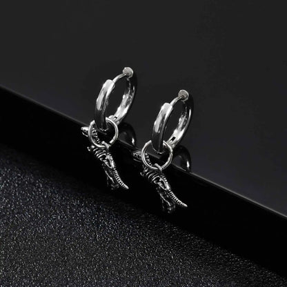 Aretes Dinosaurio - Acero Inox