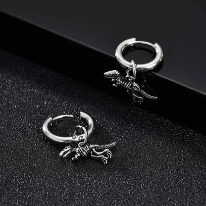 Aretes Dinosaurio - Acero Inox