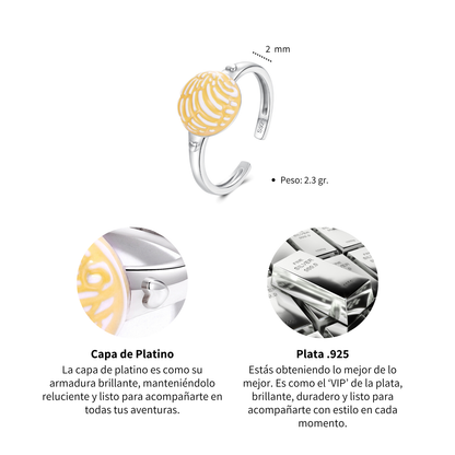 Anillo Concha - Plata .925