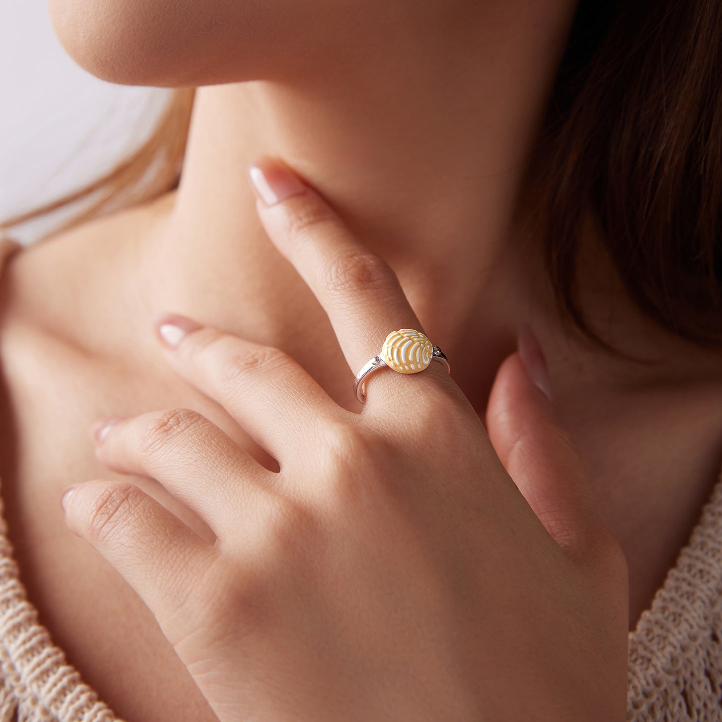 Anillo Concha - Plata .925