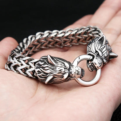 Pulsera Lobo Alfa - Acero Inox