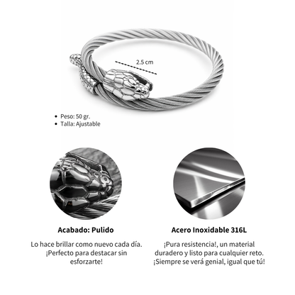 Pulsera Viper - Acero Inox.