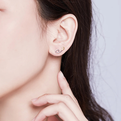 Aretes Latidos al Aire - Plata .925