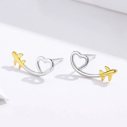 Aretes Latidos al Aire - Plata .925