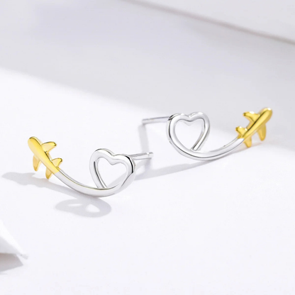 Aretes Latidos al Aire - Plata .925