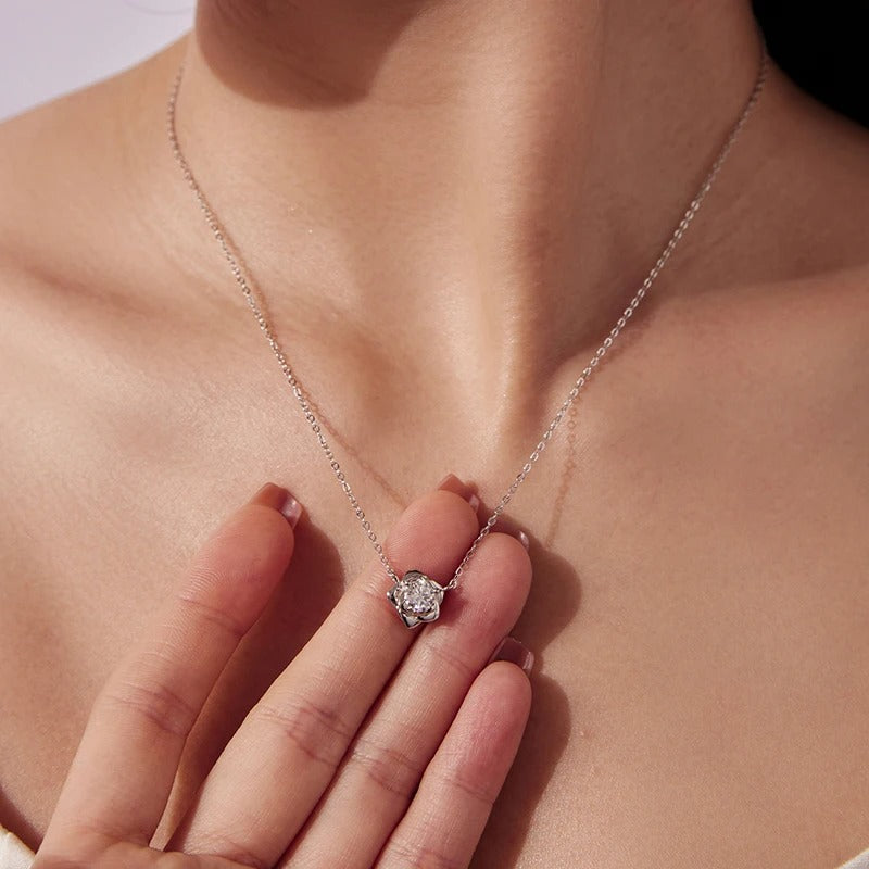 Collar Flor de Luz - Plata .925