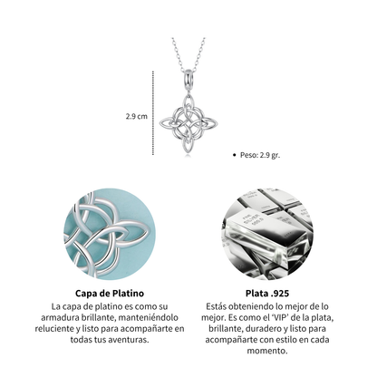Collar Nudo Eterno - Plata .925