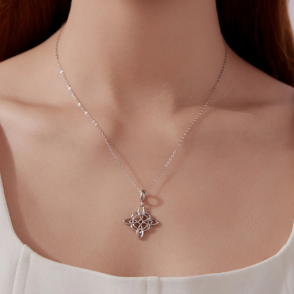 Collar Nudo Eterno - Plata .925