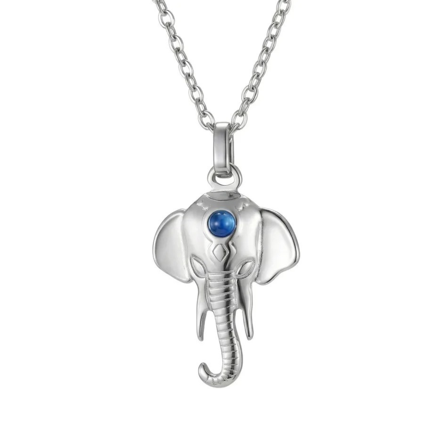 Collar Ganesha - Acero Inox.