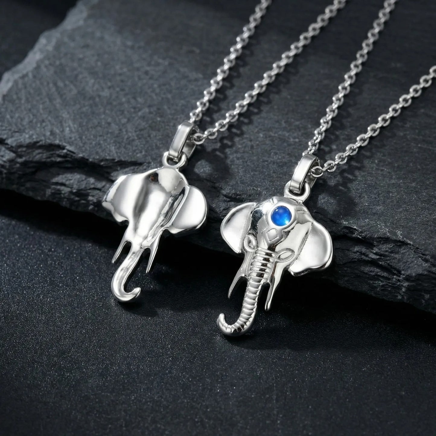 Collar Ganesha - Acero Inox.