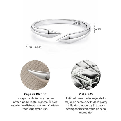 Anillo Puntas - Plata .925