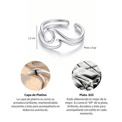 Anillo Marea - Plata .925