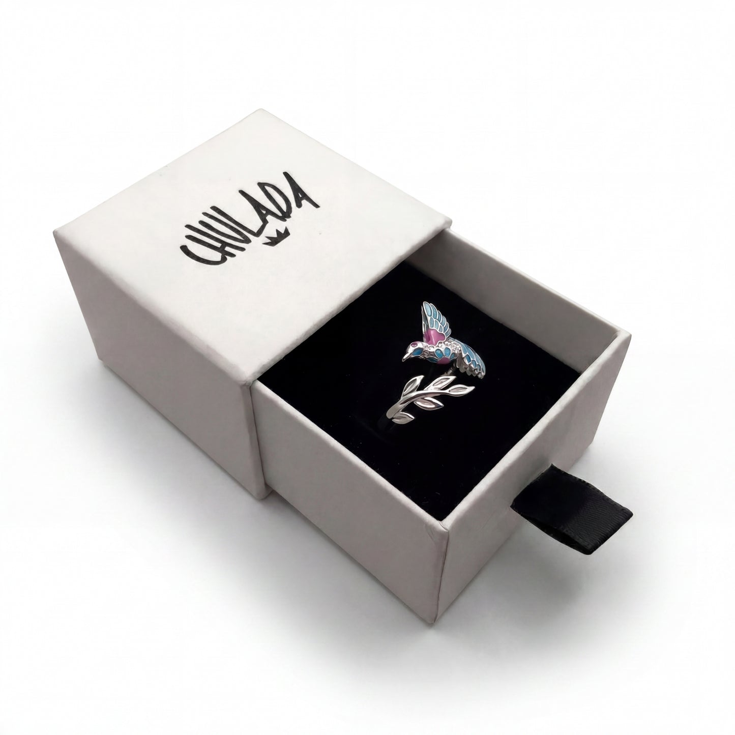 Anillo Colibrí Aura - Plata .925