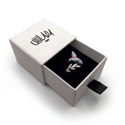 Anillo Colibrí Aura - Plata .925