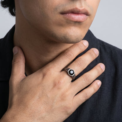 Anillo Eclipse - Acero Inox.