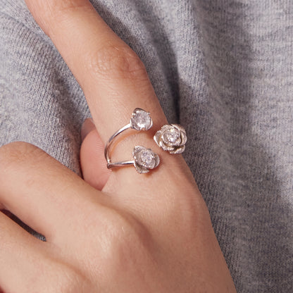 Anillo Trillium - Plata .925