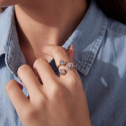 Anillo Trillium - Plata .925