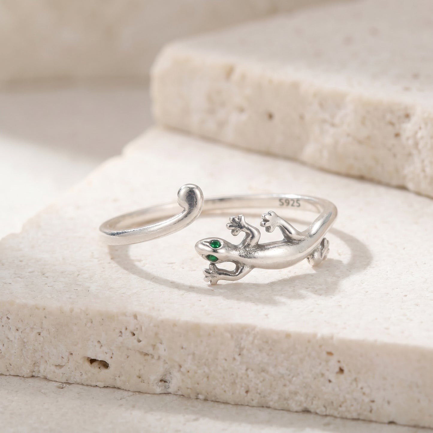 Anillo Gecko - Plata .925