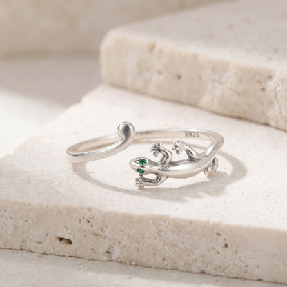 Anillo Gecko - Plata .925