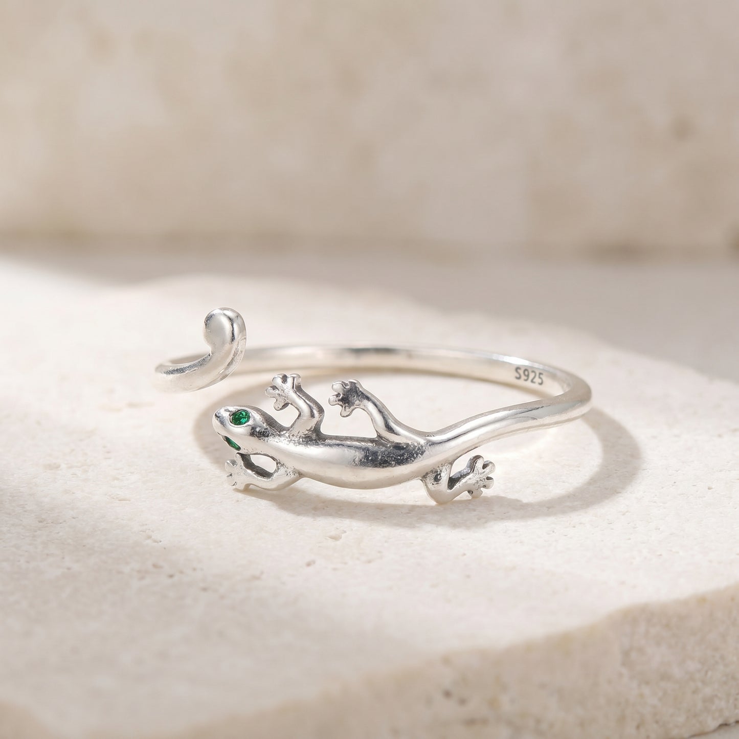 Anillo Gecko - Plata .925
