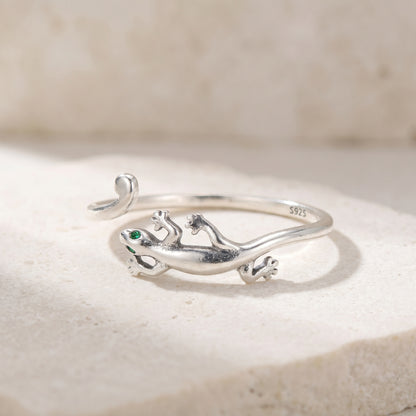 Anillo Gecko - Plata .925