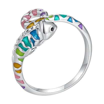 Anillo Camaleón - Plata .925