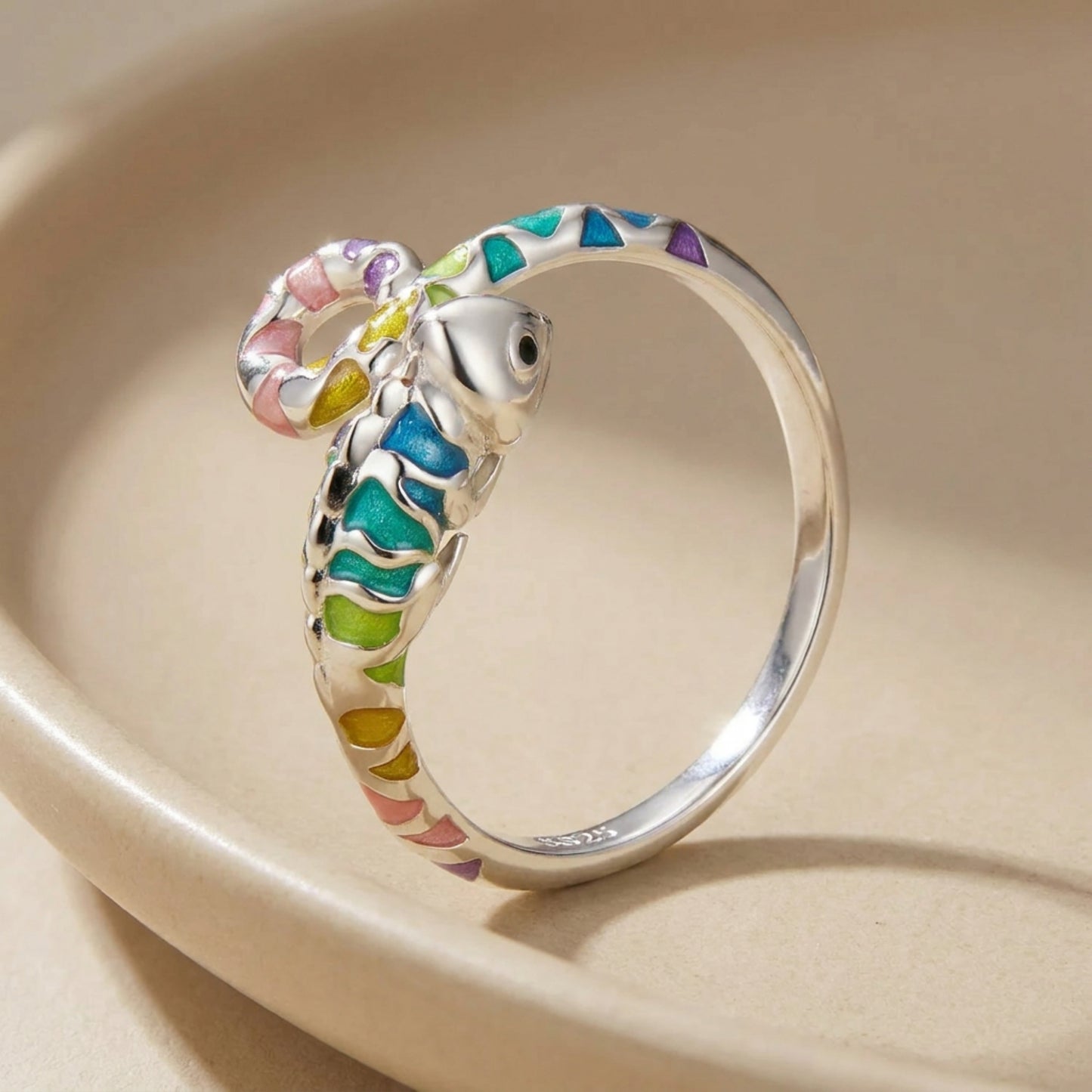 Anillo Camaleón - Plata .925