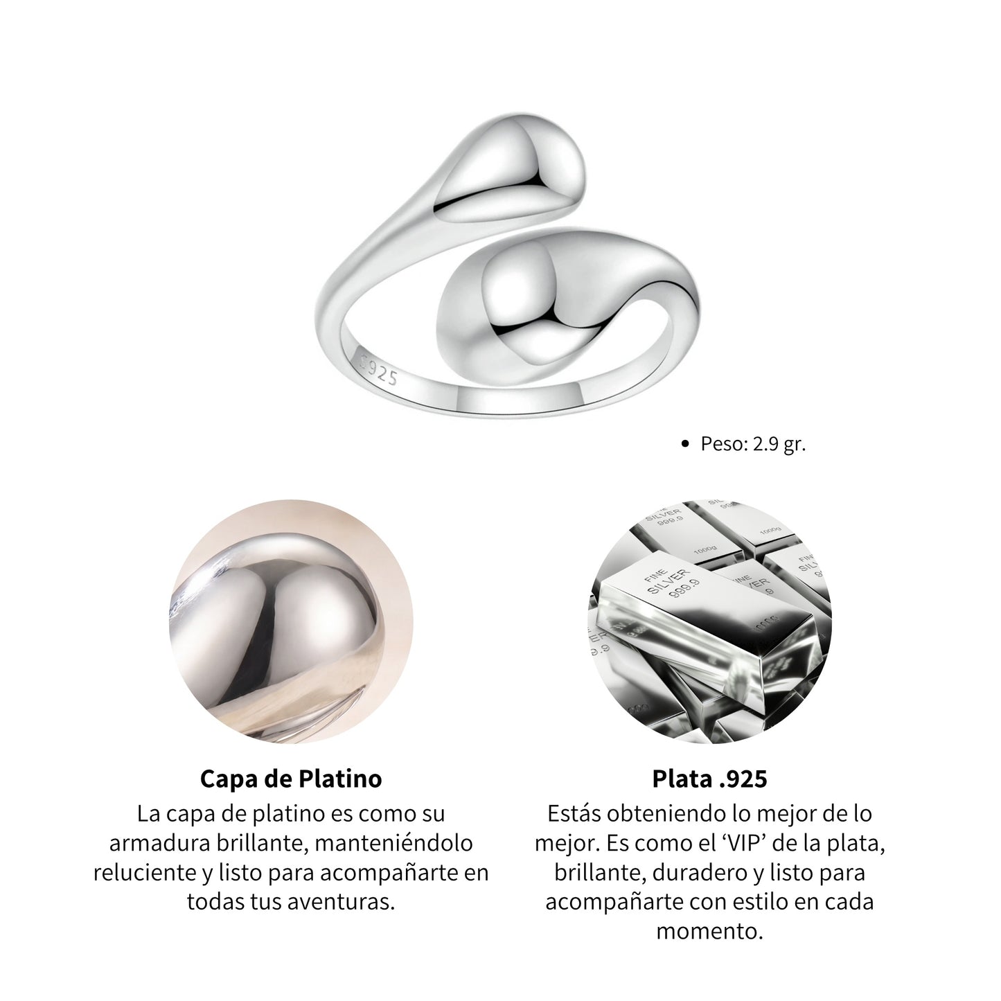 Anillo Aura - Plata .925
