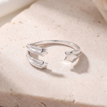 Anillo Estrella Fugaz - Plata .925