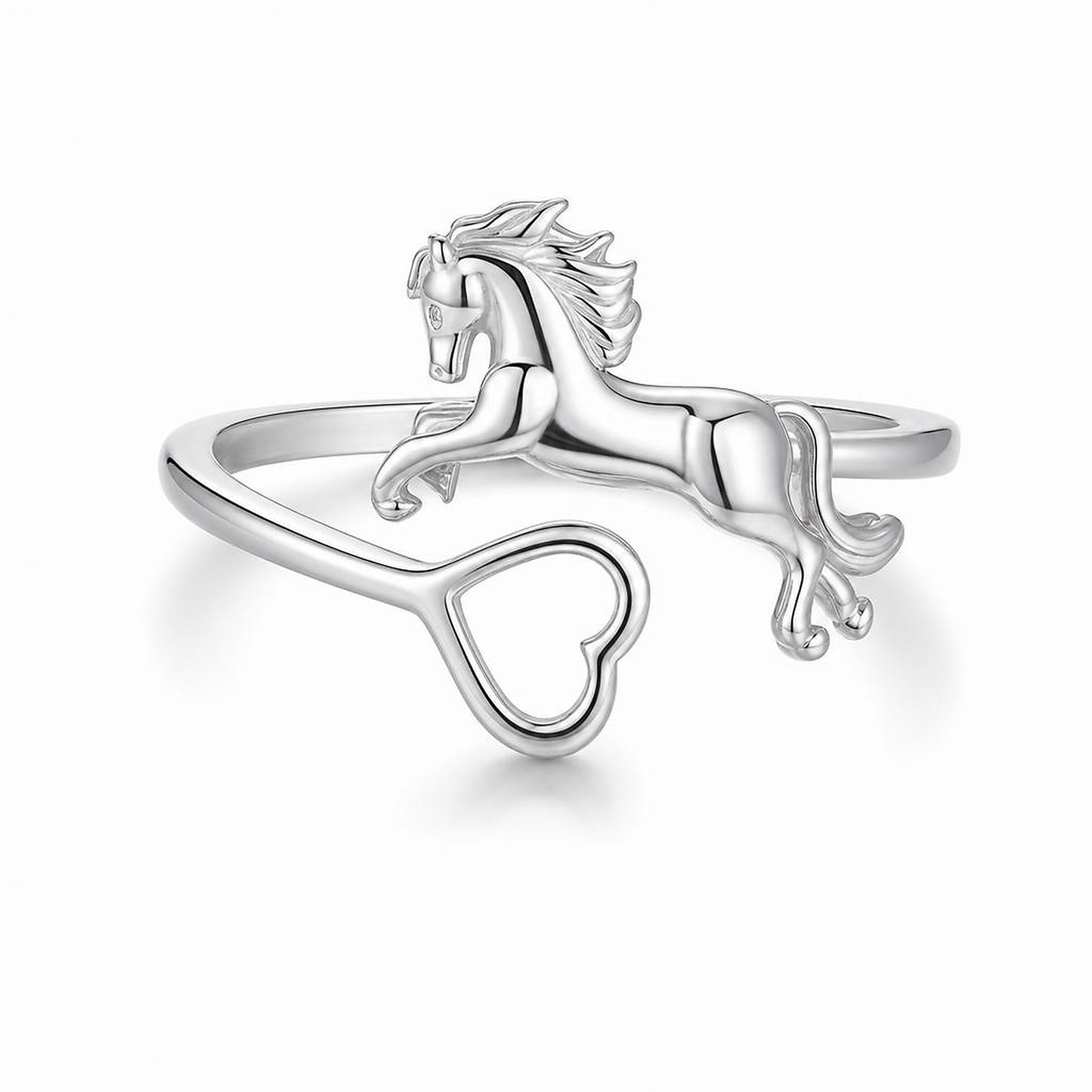 Anillo Corazón Salvaje - Plata .925