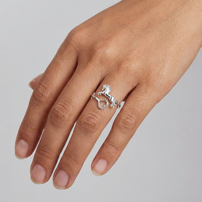Anillo Corazón Salvaje - Plata .925