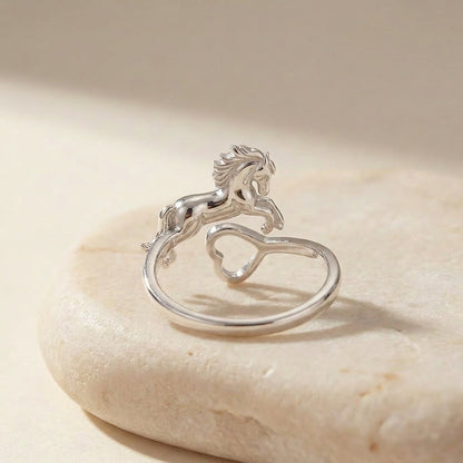 Anillo Corazón Salvaje - Plata .925