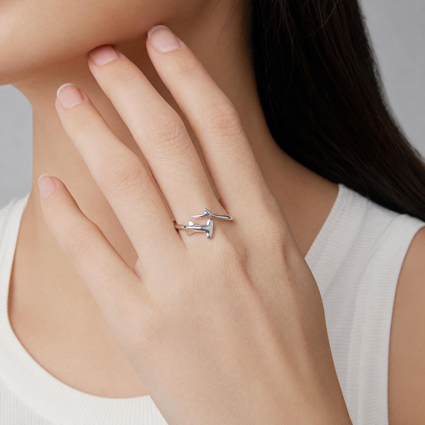 Anillo Tiburón Martillo - Plata .925