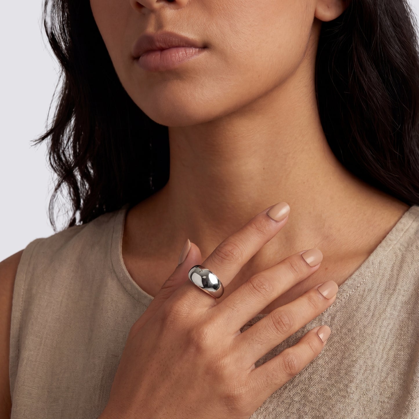 Anillo Nube - Plata .925